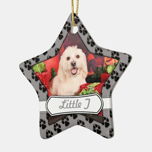 Weihnachten - Cockerspaniel - Toby, Havanese - Keramikornament (Links)