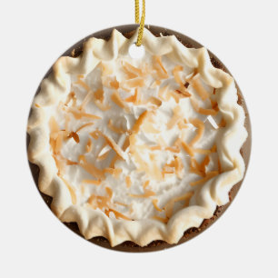 Weihnachten   Coconut Creme Pie Christmas Keramik Ornament