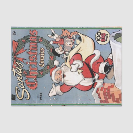 Weihnachten-Comicen 1952 Seidenpapier (Vorderseite)