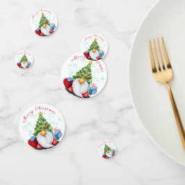 Weihnachten Confetti Happy Party Gnomes mit Gesche Konfetti