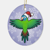 Weihnachten Conure/Lorikeet/Papagei Keramik Ornament (Links)