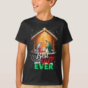 Weihnachten Cool Jesus Kippenszene Christlich Best T-Shirt
