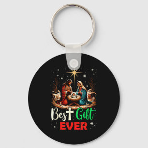 Weihnachten Cool Jesus Krippenszene Christlich Schlüsselanhänger