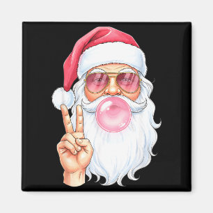 Weihnachten Cool Santa Bubble Kaugummi Friedenszei Magnet