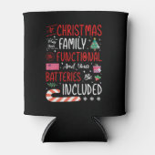 Weihnachten Cool Urlaub Spaß Funny Xmas Geschenk Dosenkühler (Vorderseite)