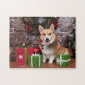 Weihnachten - Corgi - cal Puzzle (Horizontal)