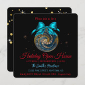 Weihnachten Corporate Blue Schneeflocken (Vorne/Hinten)