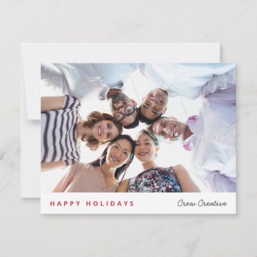 Weihnachten | Corporate Fun Team Foto Red (Vorderseite)