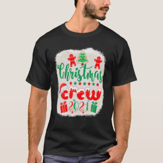 Weihnachten Crew 2021 Frohe Weihnachten und Helle T-Shirt