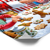 Weihnachten Crew Backen Küche Poster (Ecke)