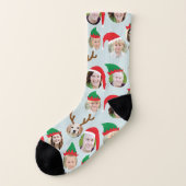 Weihnachten Crew Sechs Fotos Familie oder Freunde Socken (Links - Außen)