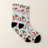 Weihnachten Crew Sechs Fotos Familie oder Freunde  Socken (Paar)