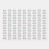 Weihnachten © Cross Country Running Add Names Geschenkpapier Set (Vorderseite 3)