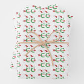 Weihnachten © Cross Country Running Wrapping Papie Geschenkpapier Set (Beispiel)