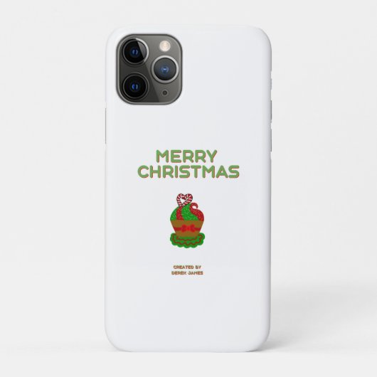 Weihnachten Cupcake Apple iPhone 11 Pro Fall Case-Mate iPhone Hülle (Rückseite)