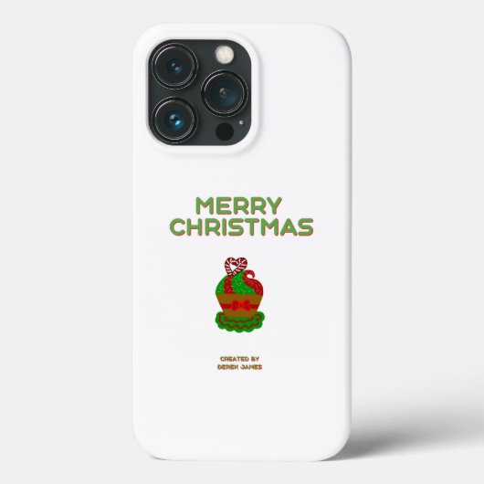 Weihnachten Cupcake Apple iPhone 13 Pro Fall Case-Mate iPhone Hülle (Rückseite)