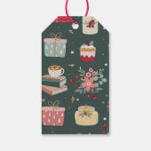 Weihnachten Cupcake Holiday Goodies personalisiere Geschenkanhänger (Rückseite)