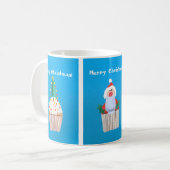 Weihnachten Cupcake Ringer Tasse. Tasse (Vorderseite Links)