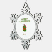 Weihnachten Cupcake Snowflake Ornament (Rechts)