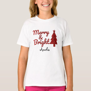 Weihnachten Custom Merry and Bright T-Shirt