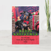 Weihnachten - Dackel - Buddy (Vorderseite)