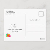 Weihnachten Dackel Hund frohe Weihnachten Postkarte (Rückseite)