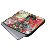 Weihnachten - Dackel - Tanner Laptopschutzhülle (Vorne Knopf)