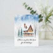 Weihnachten daheim im Schnee (Stehend Vorderseite)