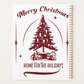 Weihnachten daheim im Vintage-Design Planer (Rückseite)
