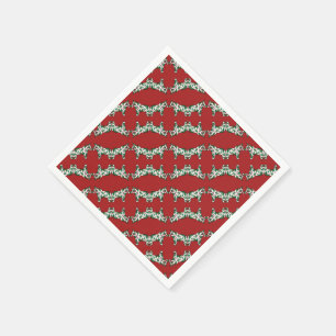 Weihnachten Dala Pferde Serviette