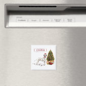 Weihnachten Dalmatiner Hund und Baum Magnet (In Situ (Geschirrspüler))