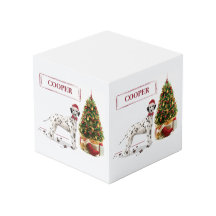 Weihnachten Dalmatiner Hund und Baum