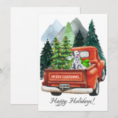 Weihnachten Dalmatiner & Vintager LKW (Vorne/Hinten)