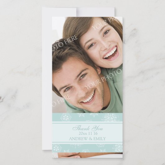 Weihnachten Danke, dass du Fotokarten Hochzeiten g Dankeskarte (Vorderseite)