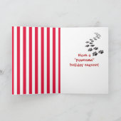 Weihnachten Danke für den Tierarzt Karte (Innenseite)