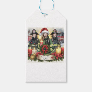 Weihnachten danke für die Feuerwehr Geschenkanhänger