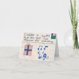 Weihnachten Danke (Kind)