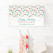 Weihnachten Danke, Snowflake Banner (Insitu)