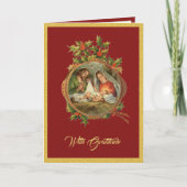 Weihnachten Dankeschön an Jesus Mary Joseph (Vorderseite)