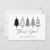 Weihnachten Dankeskarte (Vorderseite)