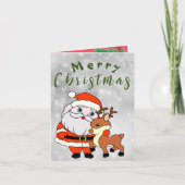 Weihnachten Dankeskarte (Vorderseite)