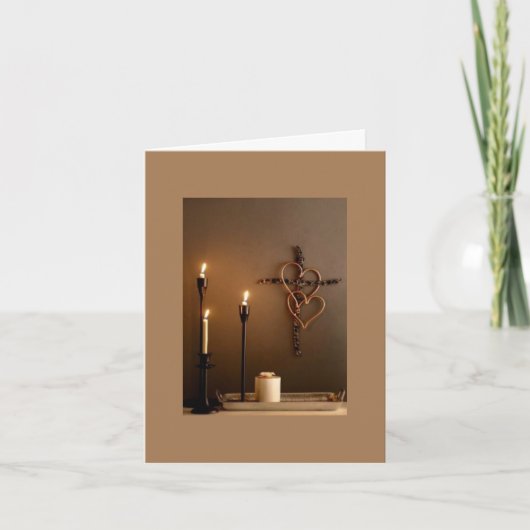 Weihnachten Dankeskarte (Vorderseite)