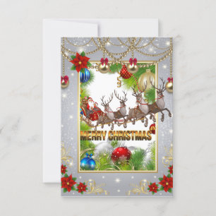 Weihnachten Dankeskarte
