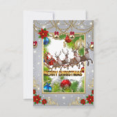 Weihnachten Dankeskarte (Vorderseite)