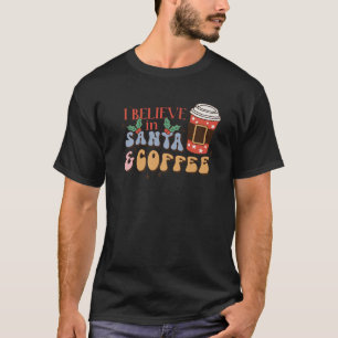 Weihnachten, das ich lebe, Weihnachten und Kaffee, T-Shirt