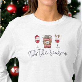 Weihnachten Das ist der Red Wine Monogram Kaffee d T-Shirt