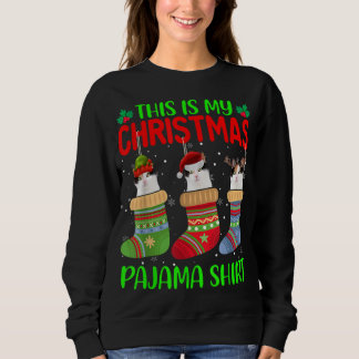 Weihnachten Das ist meine Weihnachts Pajama Chat K Sweatshirt