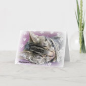 Weihnachten, das Karte träumt (Vorderseite)