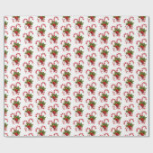 Weihnachten, das Papier-Süßigkeit Stöcke Geschenkpapier (Flach)