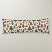 Weihnachten, das sich liebevoll anfühlt Body Pillo Seitenschläferkissen (Rückseite)